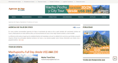 Desktop Screenshot of cuscoagenciasdeviaje.com