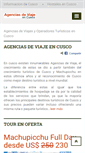 Mobile Screenshot of cuscoagenciasdeviaje.com